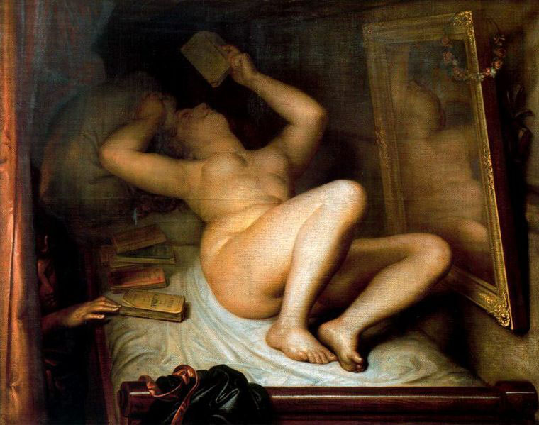 Antoine Wiertz The Reader of Novels